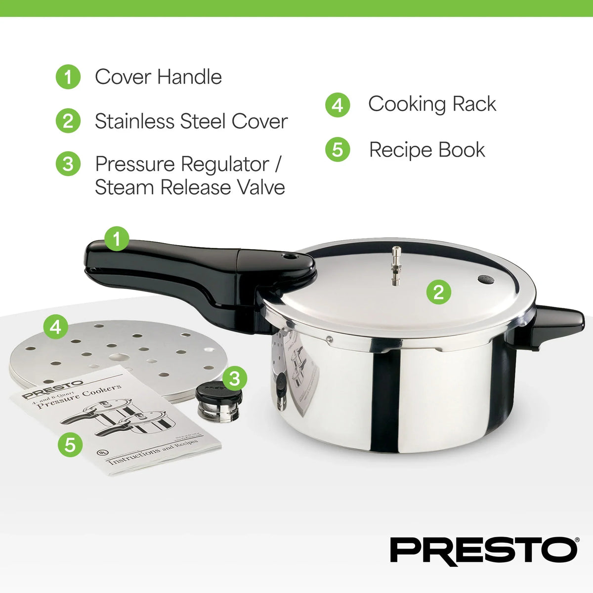 Presto? 6 Quart Stainless Steel Pressure Cooker - image 12