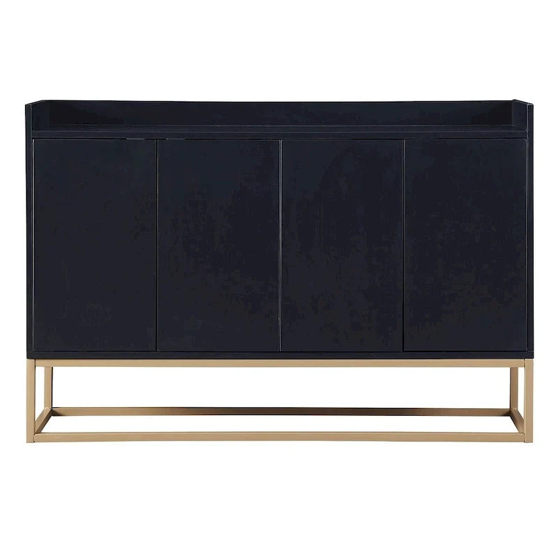 47.2-Inch Modern Sideboard/Buffet with Spacious Table and Four Doors - image 6