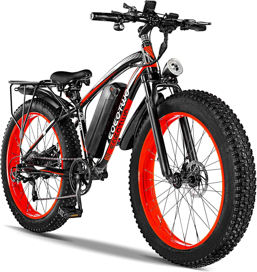 Electric Bike for Adults,1500W Peak Motor E Bikes, 26" Fat Tire Electric Mountain Bike - image 1