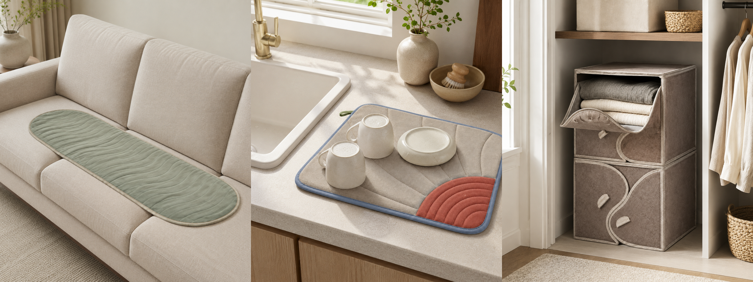 Carefully Selected Textiles for Everyday Spaces